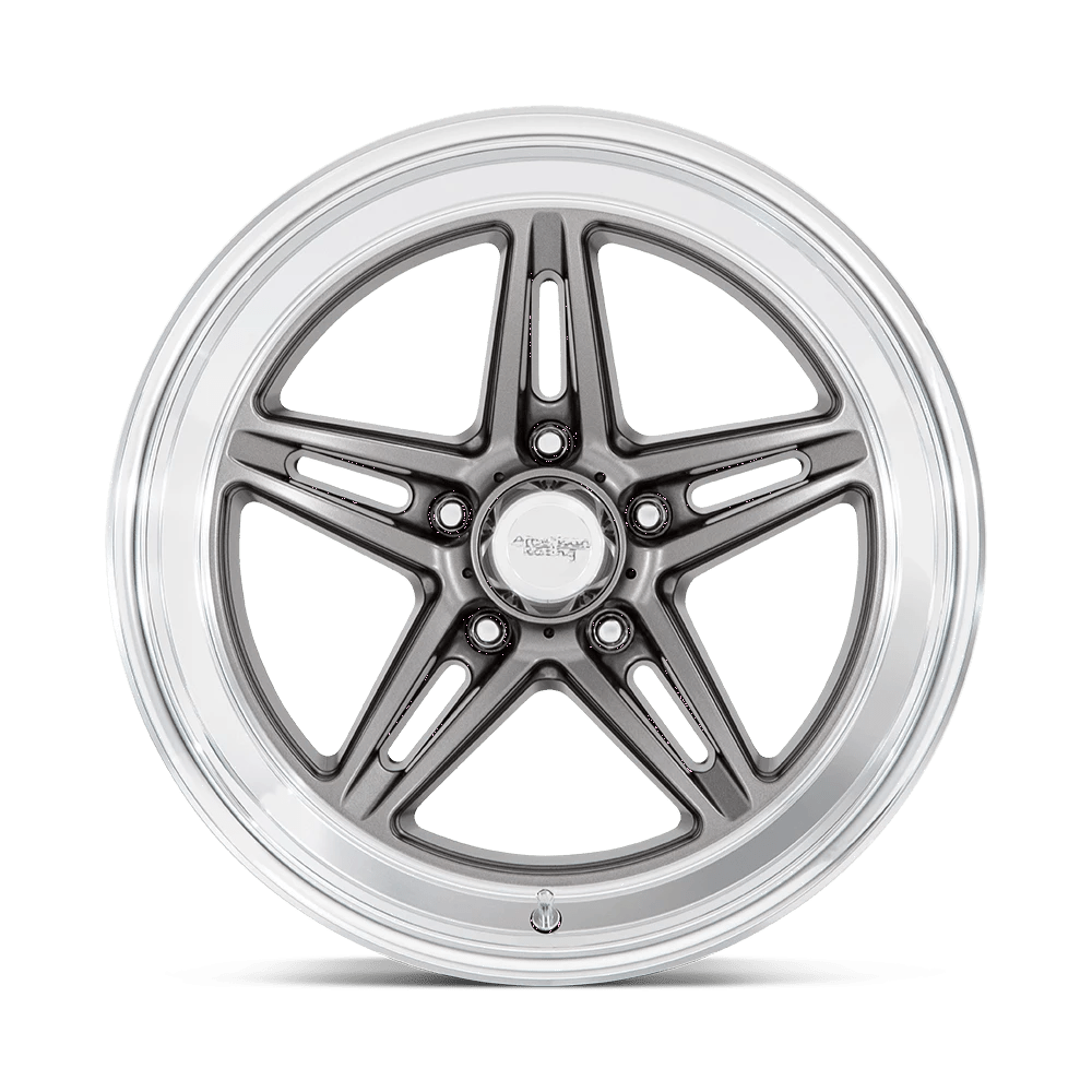 American Racing Vintage: cerchio GROOVE 18X8 5X4.5 72 ANTH-DIALP +0 Grigio - immagine 3