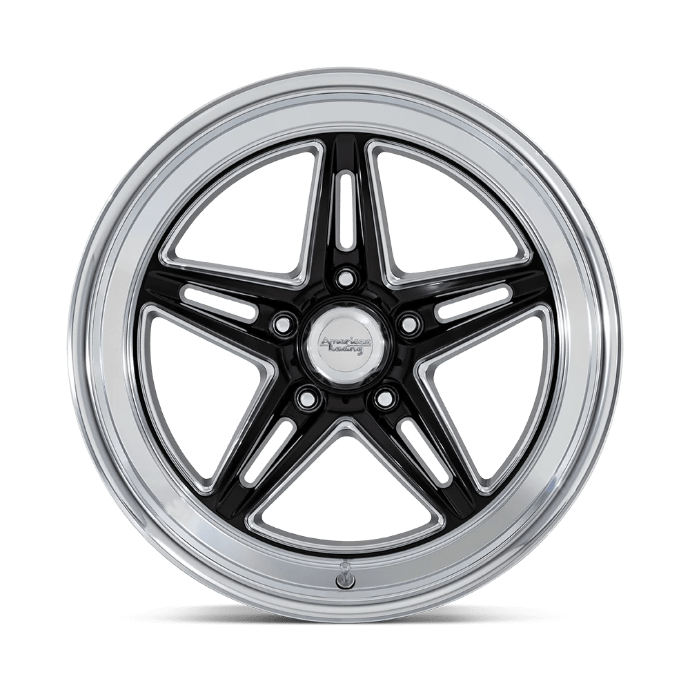 American Racing Vintage: Felge GROOVE 20X10 5X5 78 +6 GBLK-MILL-DIA Schwarz – Bild 3