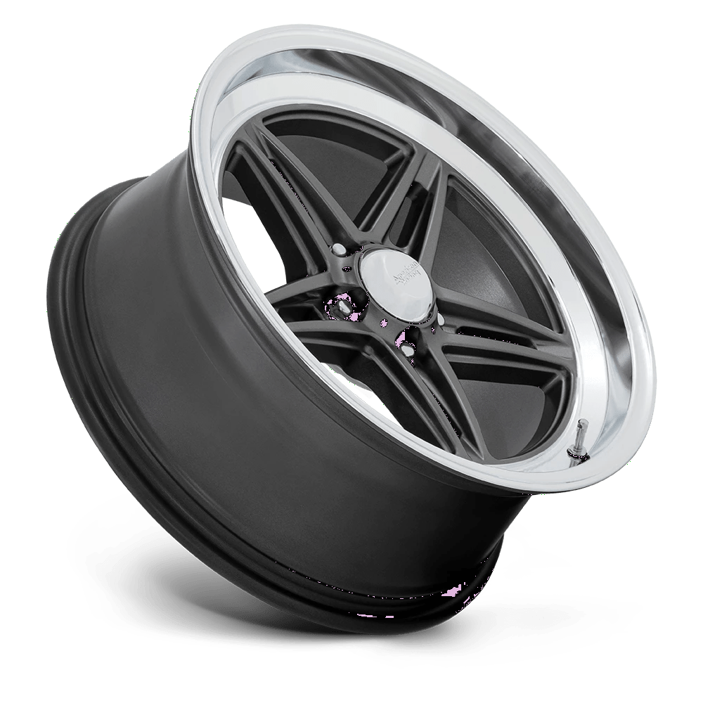 American Racing Vintage: Felge GROOVE 18X10 5X4.75 72 ANTH-DIALP +12 Grau – Bild 2