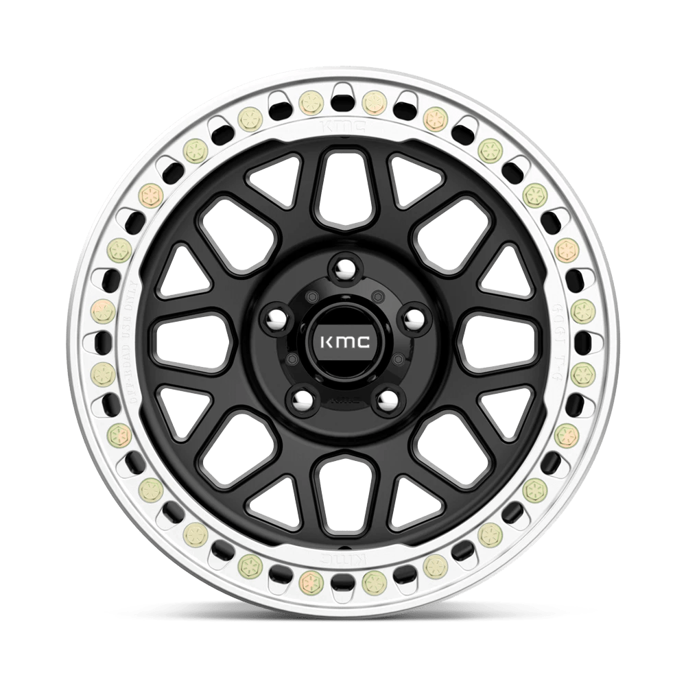 KMC: Felge GRENADE CRAWL BL 18X9 8X6.5 Schwarz -24 – Bild 3