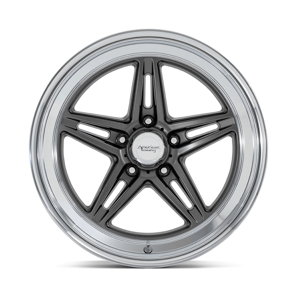 American Racing Vintage: Felge GROOVE 20X10 5X4.75 72 -20 Grau – Bild 3