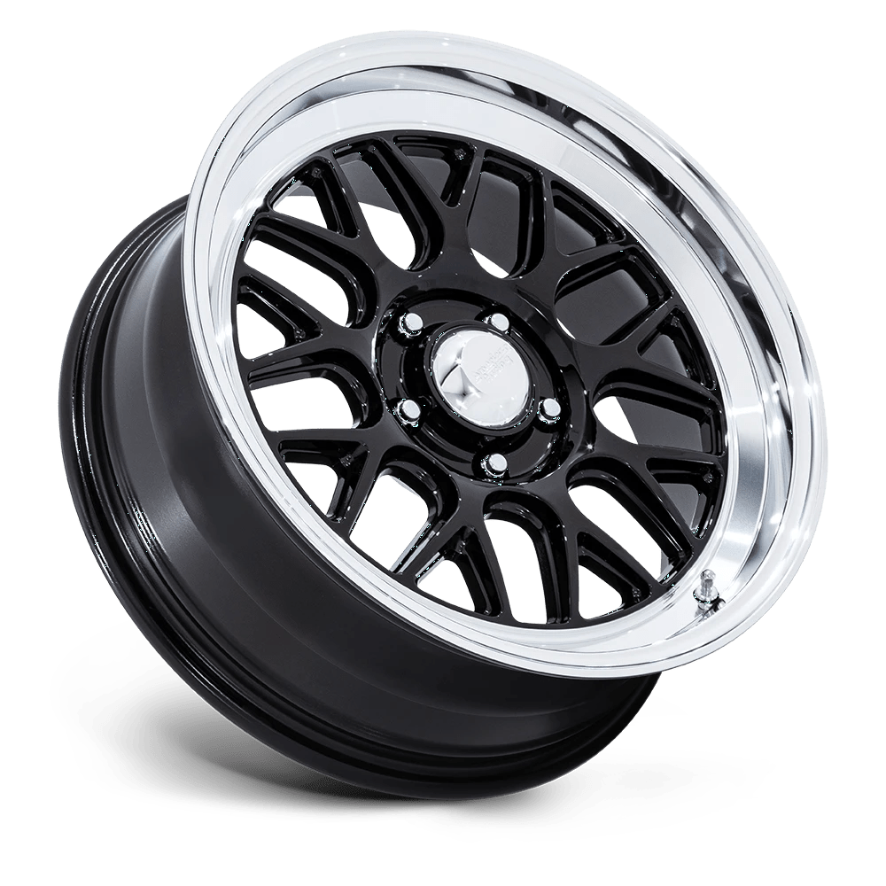 American Racing Vintage: Felge G-FORCE 18X10 5X4.75 72 +12 Schwarz – Bild 3