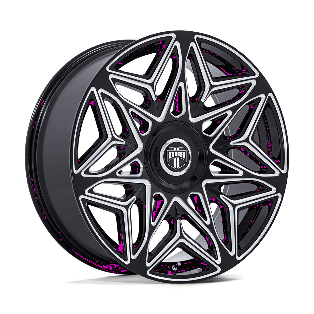 DUB: wheel ANOMALY 22X9 BLANK 72 +15 G-BLK MILL Black - Image 2