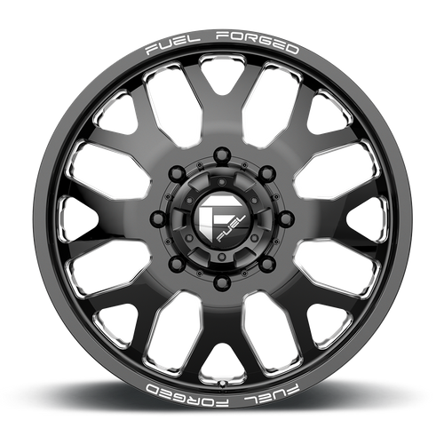 Fuel Mono: Felge FF19 DRW 24X8.25 8X200 +105 NBL (DF) Schwarz – Bild 4