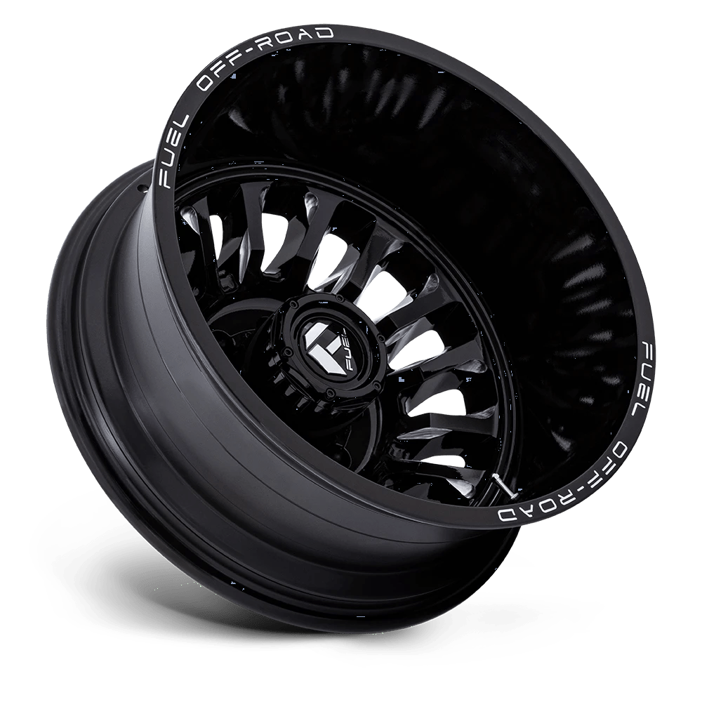 Fuel: cerchio ARC DRW 20X8.25 8X6.5 -201 GBLK-MILL DR Nero - immagine 3