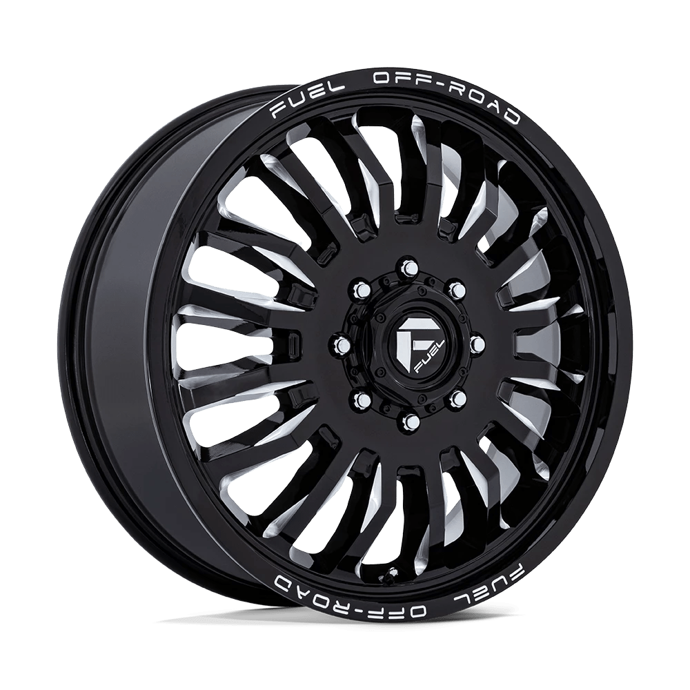 Fuel: wheel ARC DRW 20X8.25 8X210 +104 GBLK-MILL DF Black - Image 2