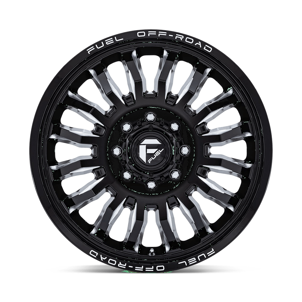 Fuel: cerchio ARC DRW 20X8.25 8X6.5 -246 GBLK-MILL DR Nero - immagine 4