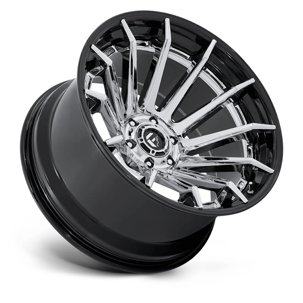 Fuel: Felge BURN 22X12 6X135 87 -44 CHR G-BLK Chrom – Bild 3