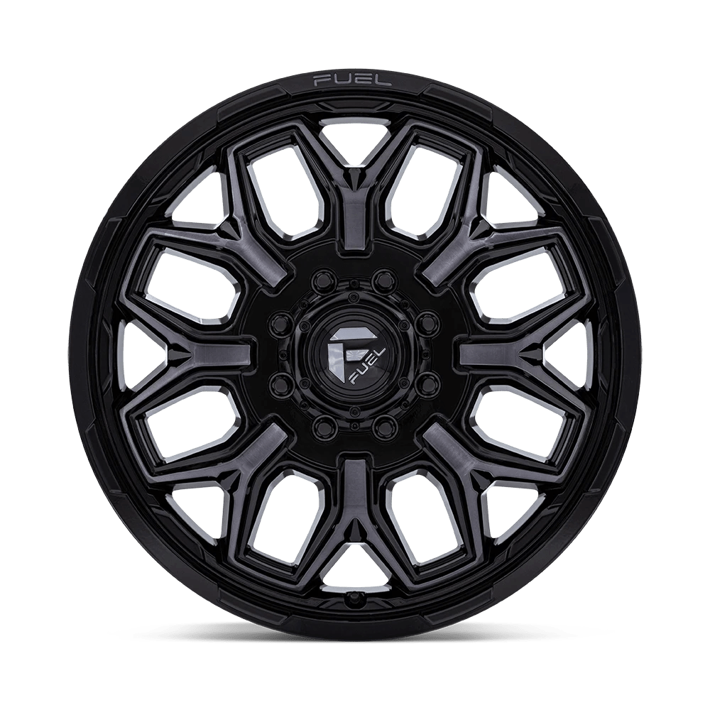 Fuel: wheel FLUX DRW 20X8.25 8X210 -201 GBLK-GY (DR) Black - Image 4