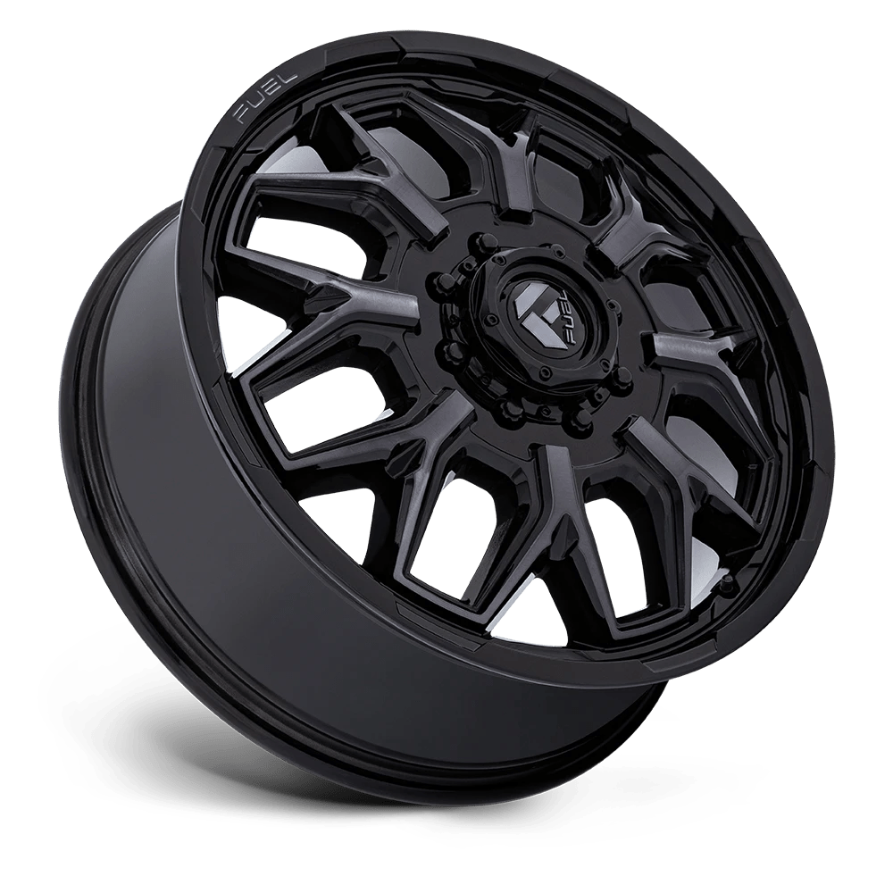 Fuel: Felge FLUX DRW 22X8.25 8X210 +104 GBLK-GY (DF) Schwarz – Bild 3