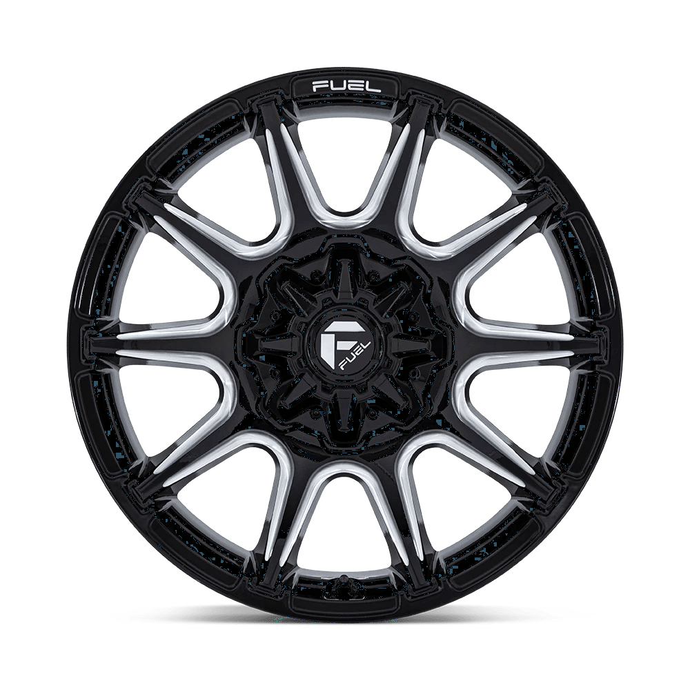 Fuel: kolo SUPER C 22X12 BLANK 78 -44 G-BLK MILL Černý - Obrázek 4