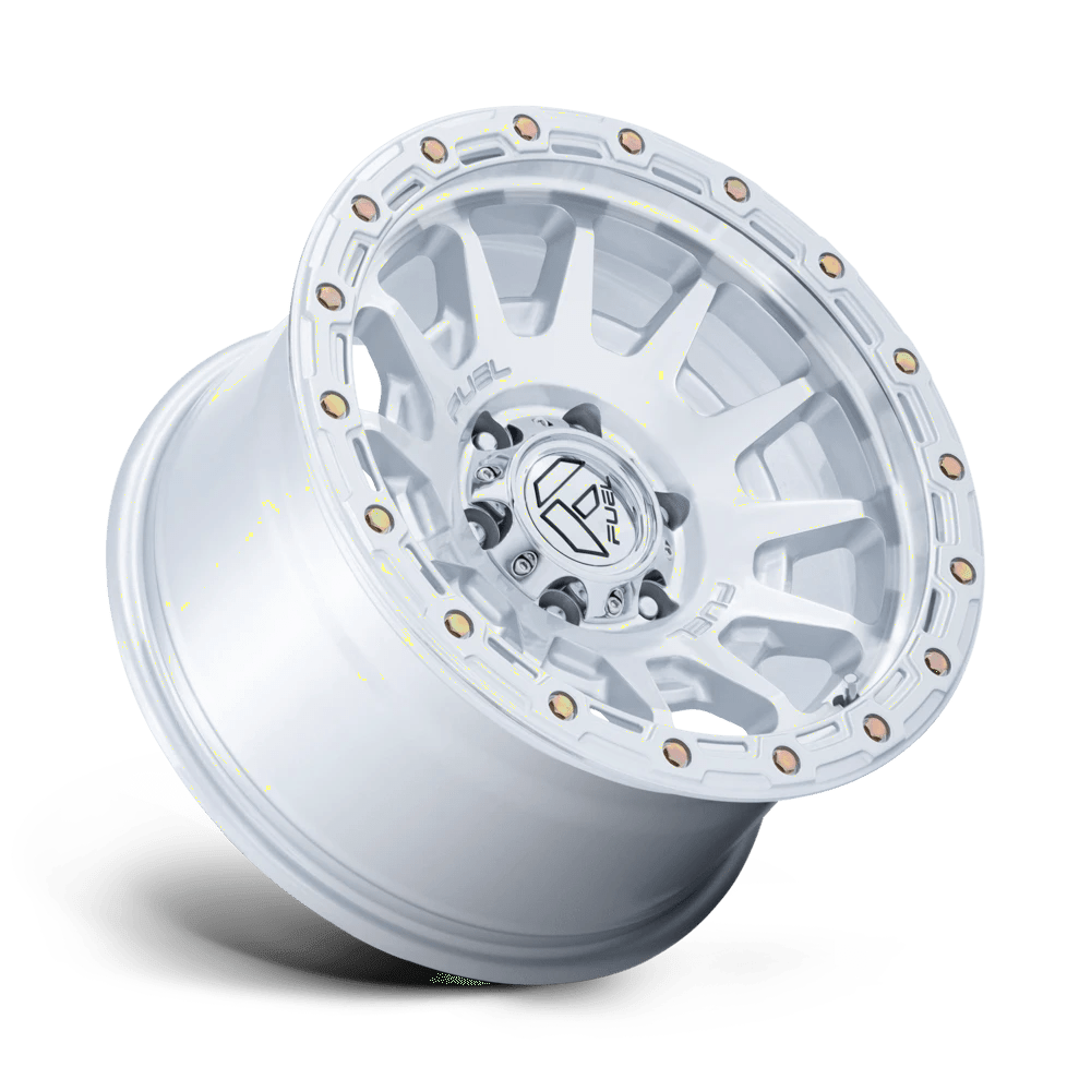 Fuel: kolo FORTRESS 18X9 6X5.5 106 +20 G-SLV-MCH Stříbro - Obrázek 3