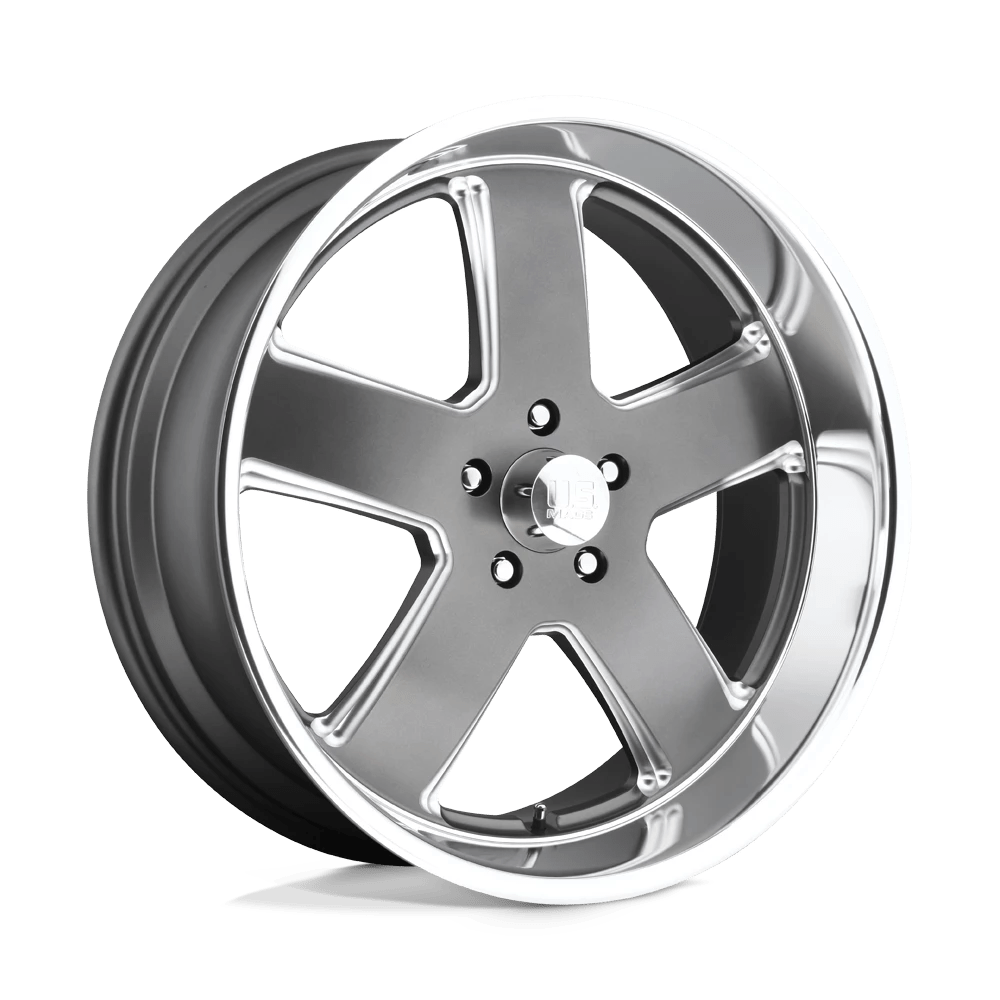 US Mag: cerchio HUSTLER 20X9.5 5X4.75 72 GD +01 Grigio - immagine 2