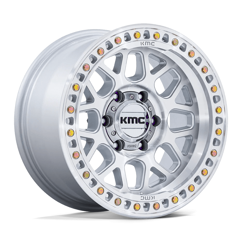 KMC: Felge GRS 17X9 8X170 125 +18 Silber – Bild 2
