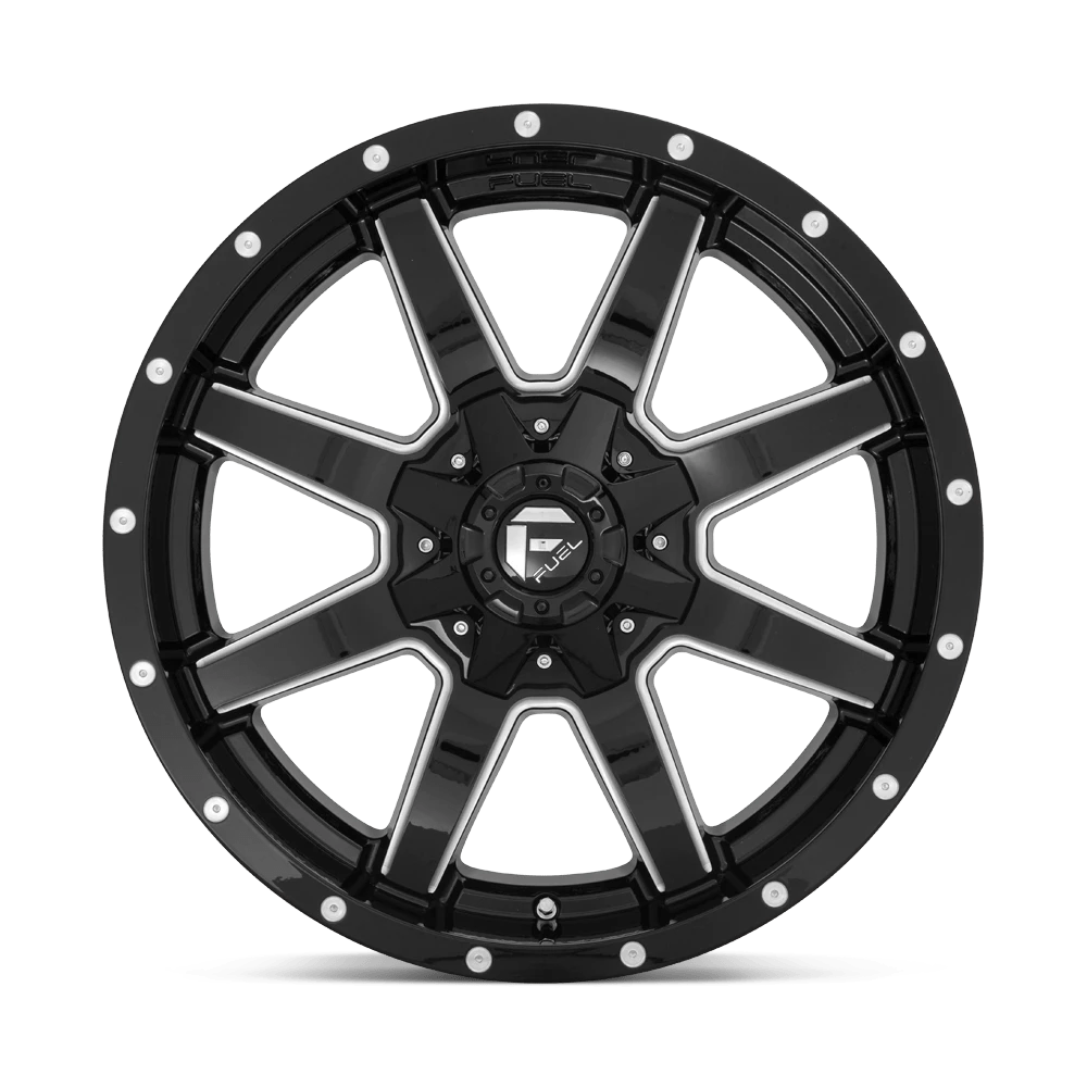 Fuel: cerchio D610 MAVERICK 18X9 6X135/5.5 NBL -13MM Nero - immagine 4