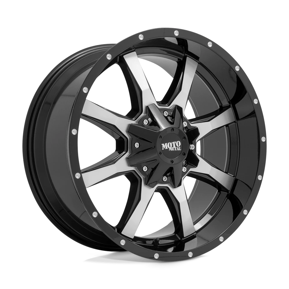 Moto Metal: Felge MO970 18X10 6X135/5.5 MACH G-BLK -24MM Schwarz – Bild 2
