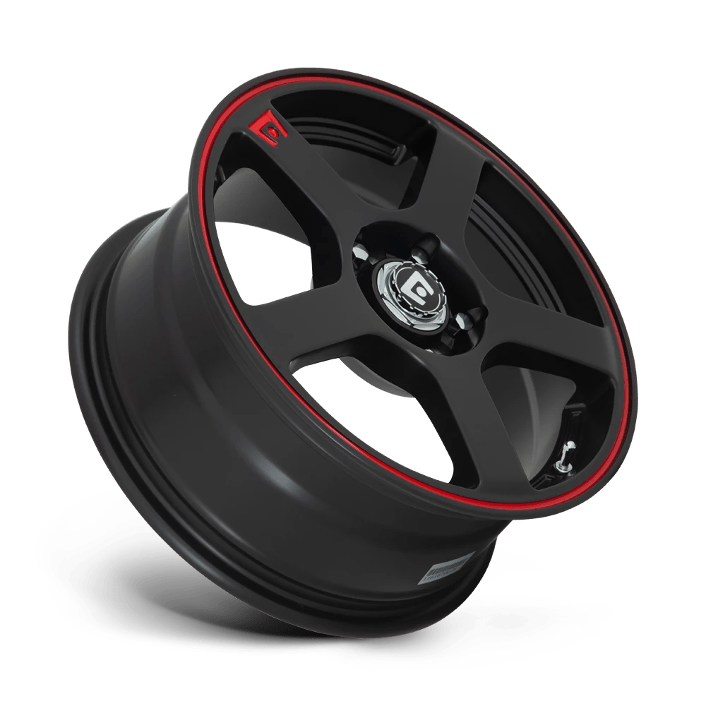 Motegi: kolo MR116 17X7 4X100/4.5 M-BLK/RED +40MM Černý - Obrázek 3