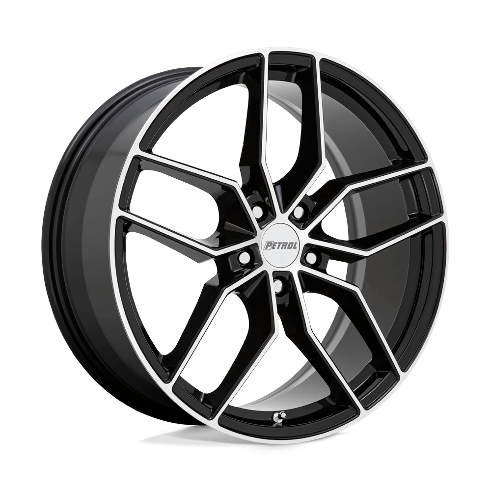 Petrol: cerchio PE P5C 17X8 5X112 66 G-BLK MACH +40 Lavorato a macchina - immagine 2