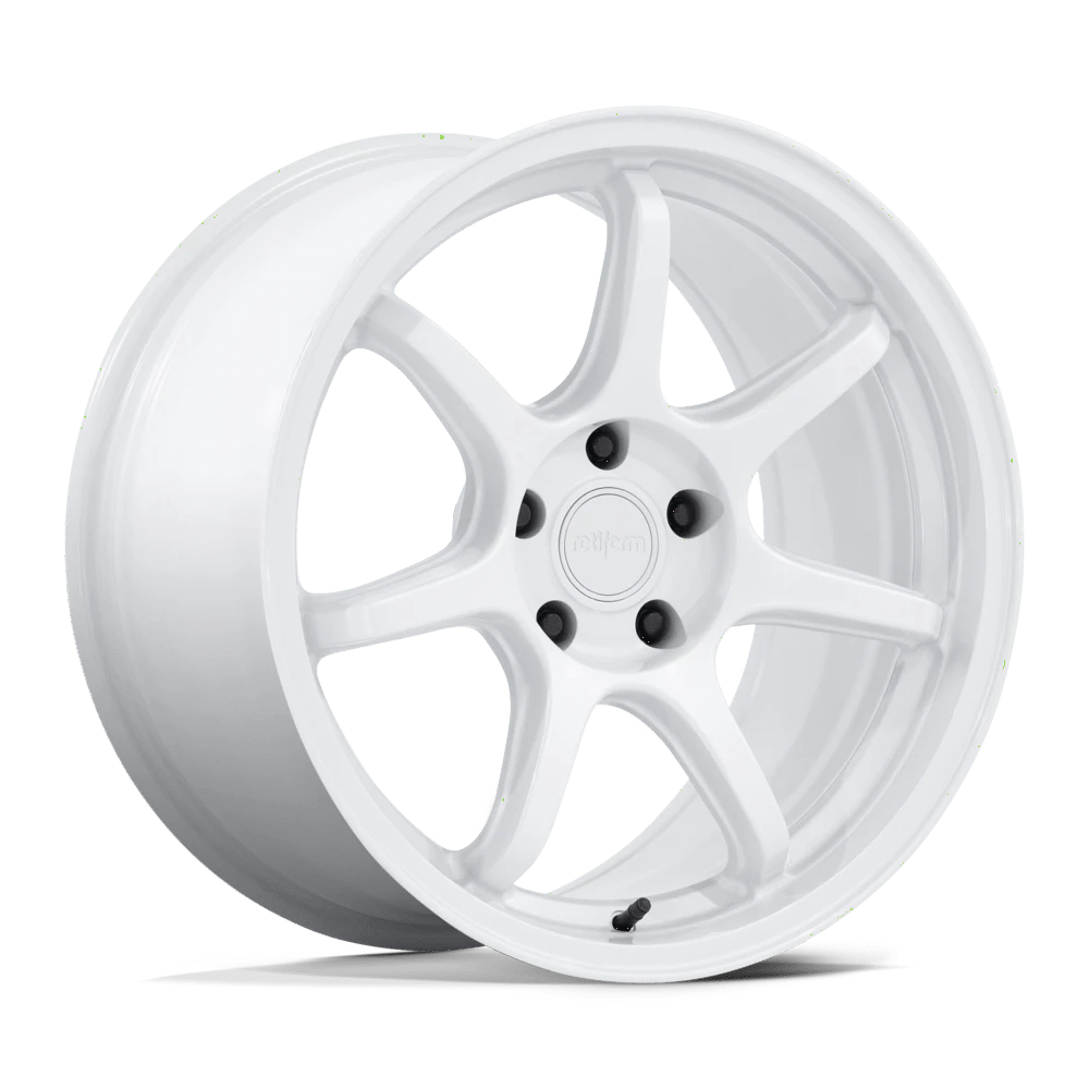 Rotiform: wheel BPU 19X8.5 5X112 66 +25 WHITE White - Image 2
