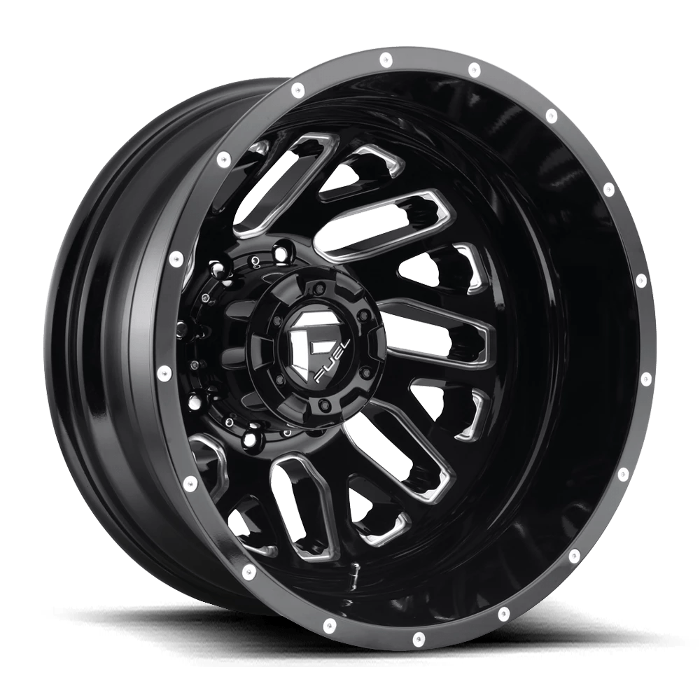Fuel: Felge TRITON DRW 20X8.25 8X210 -221 NBL (DR) Schwarz – Bild 2