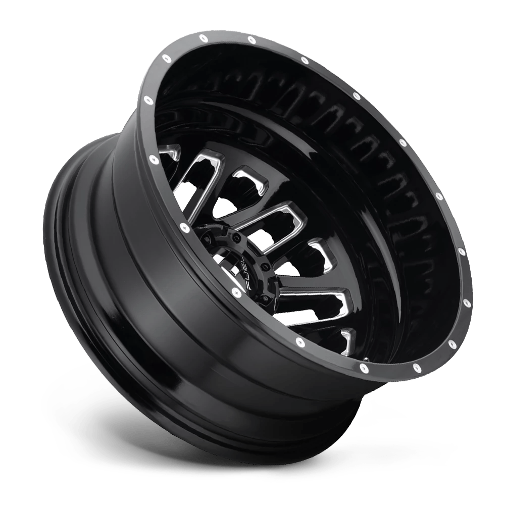 Fuel: Felge TRITON DRW 22X8.25 8X200 -201 NBL (DR) Schwarz – Bild 3