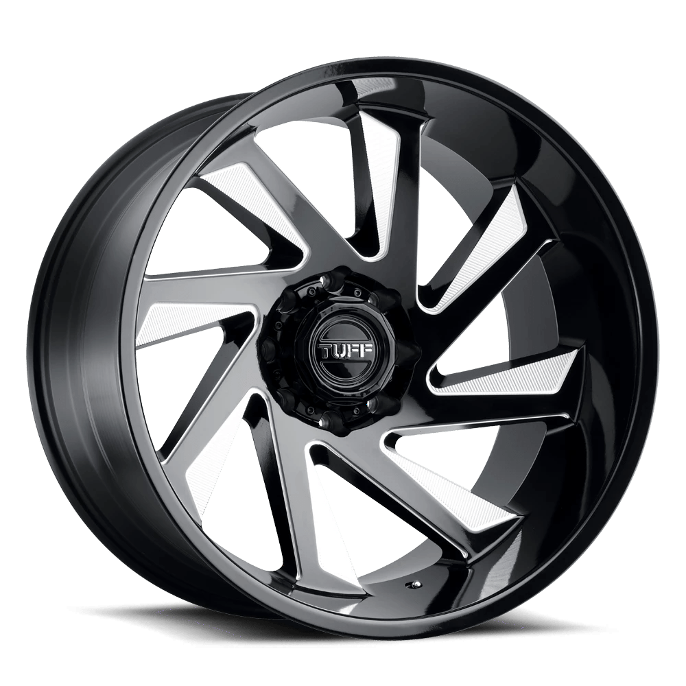 Tuff: cerchio TU T1B 20X10 5X150 -23 110 G-BLK MILLD Nero - immagine 2