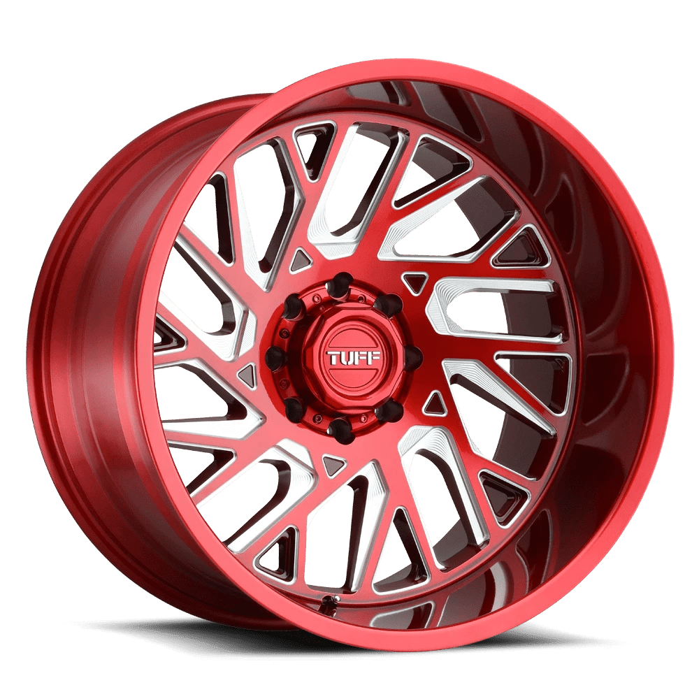 Tuff: cerchio TU T4B 24X14 5X127 -72 71 CNDY RED ML R Rosso - immagine 2