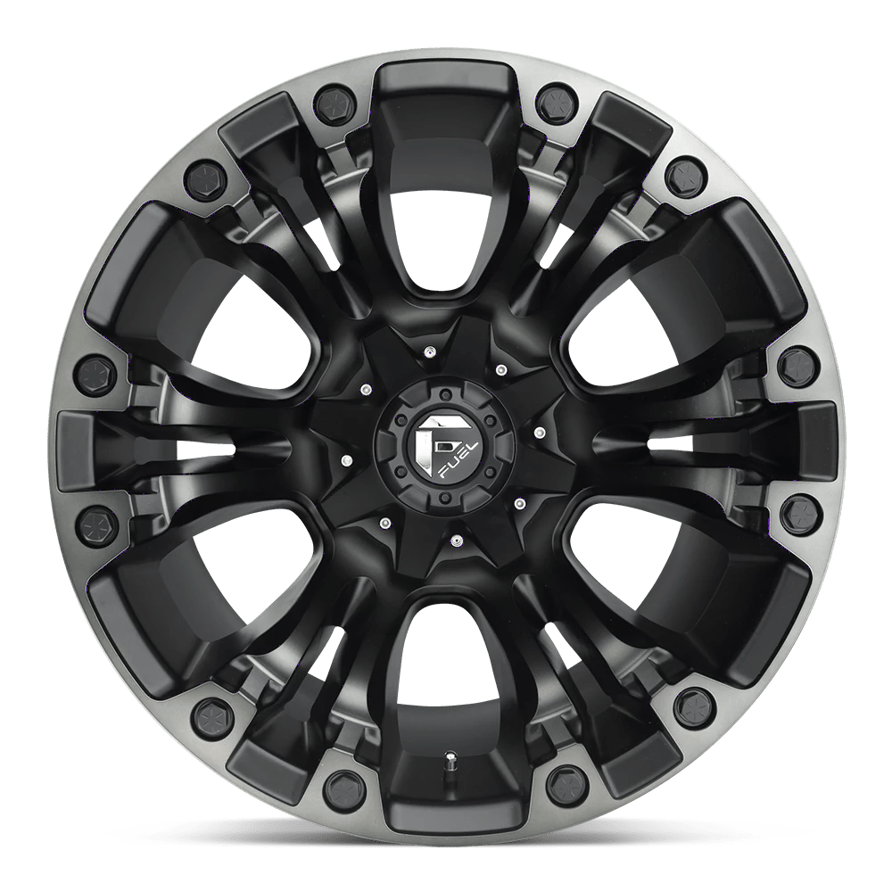 Fuel: Felge VAPOR 20X10 8X6.5 125 -18 M-BLK GT Grau – Bild 4