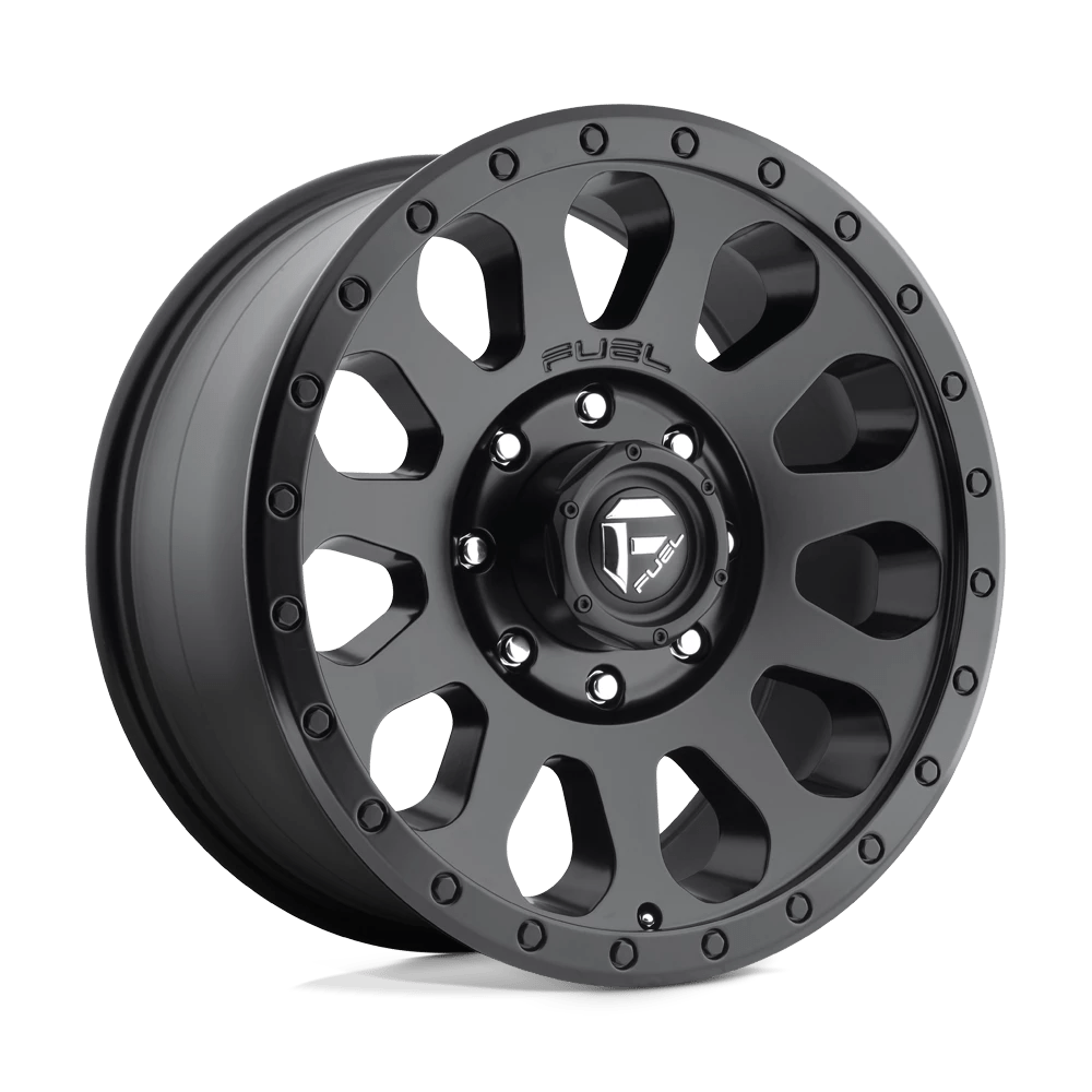 Fuel: cerchio VECTOR 16X8 6X5.5 108 BD +20 Nero - immagine 2