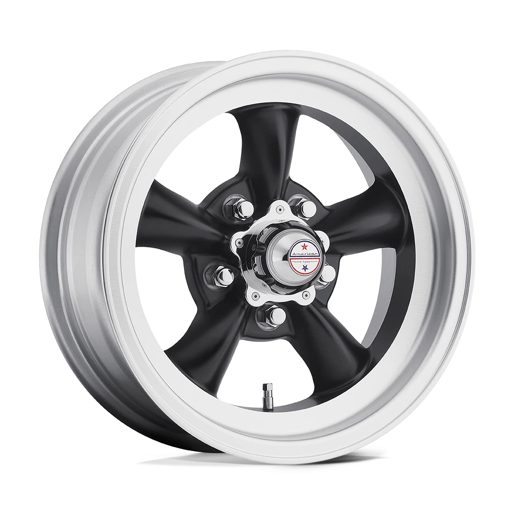 American Racing Vintage: kolo VN105D TT-D 15X4.5 5X4.5 S-BLK/MCH -15MM Černý - Obrázek 2