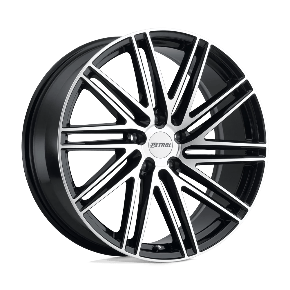 Petrol: cerchio P1C 17X8 5X4.25 72.1 +40 G-BLK-MACH Lavorato a macchina - immagine 2