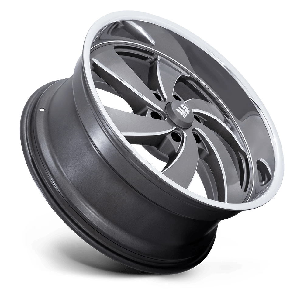 US Mag: Felge DESPERADO 22X9 6X5.5 78 +25 NGD Grau – Bild 3