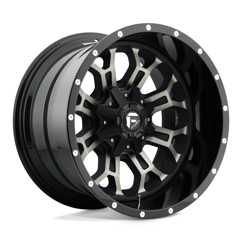 Fuel: cerchio CRUSH 20X9 8X180 124.2 MLT +20 Lavorato a macchina - immagine 2