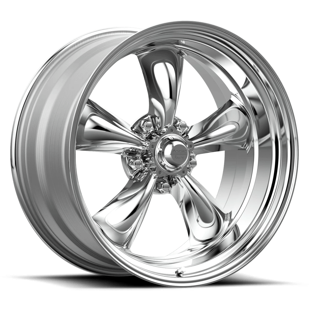 American Racing Vintage: wheel VN515 TT-II 1PC 16X8 5X4.75 POL 4.75BS Polished - Image 2