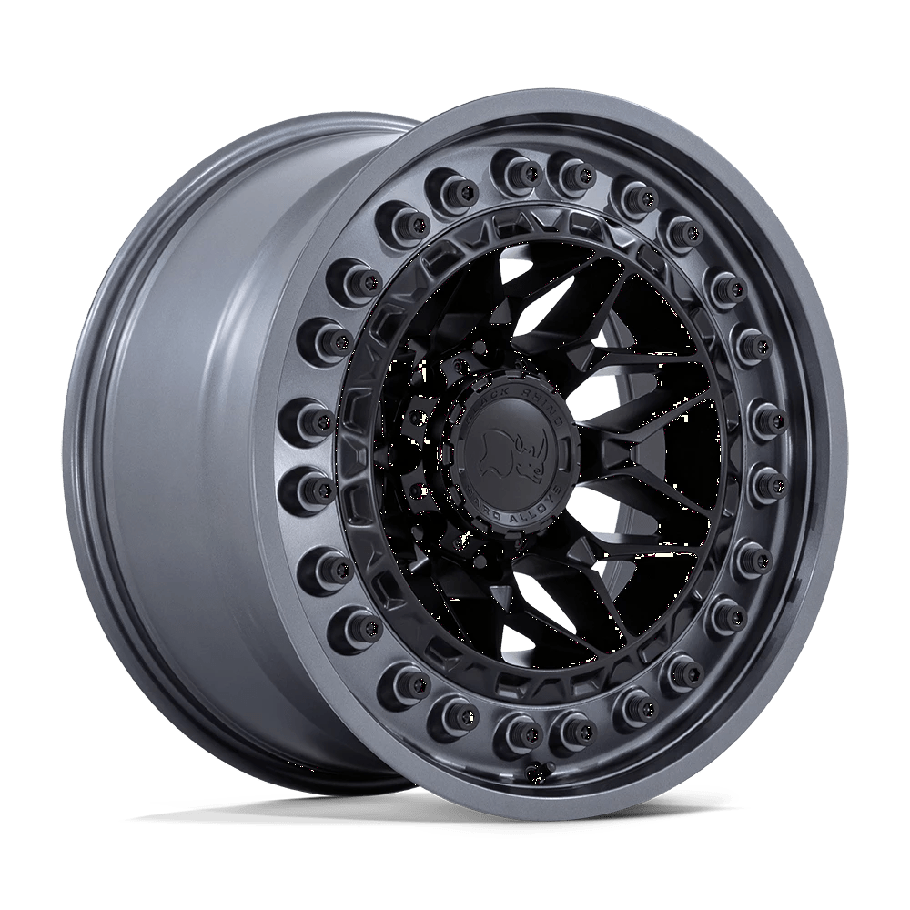 Black Rhino: cerchio ALPHA 18X9 8X6.5 125 +20 M-BLK GNMTL-LP Nero - immagine 2