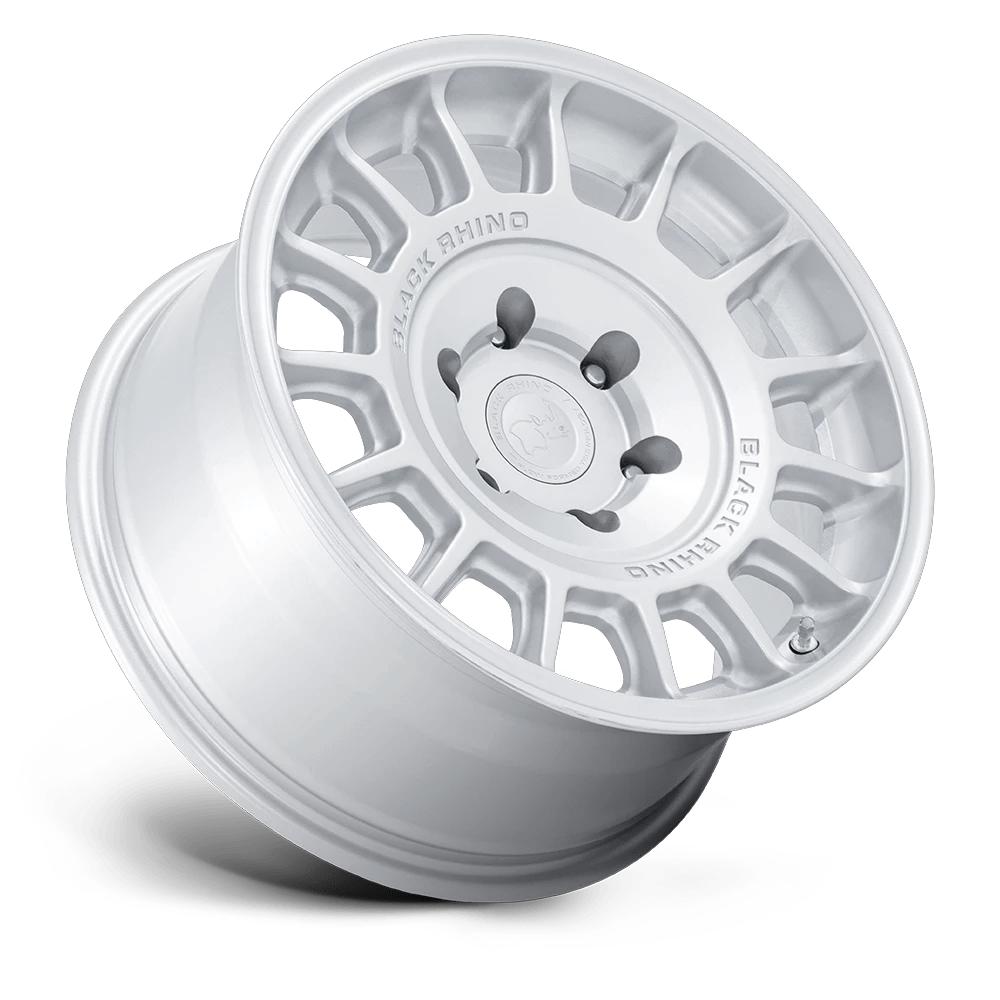 Black Rhino: Felge VOLL 18X8 5X4.5 72 +25 H-SLV Silber – Bild 3
