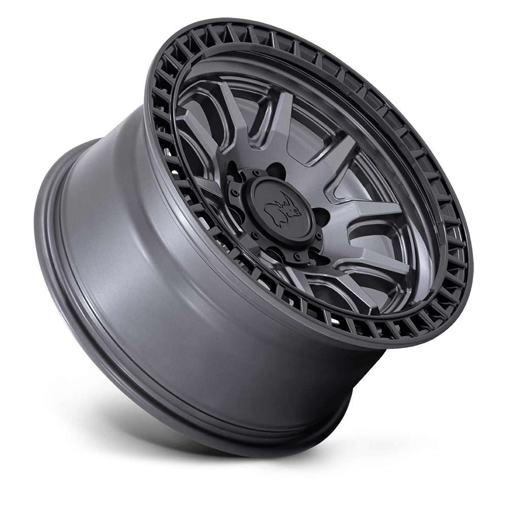 Black Rhino: wheel BR CALICO 20X9 6X5.5 106 M-GMTL BLK +0 Gray - Image 3