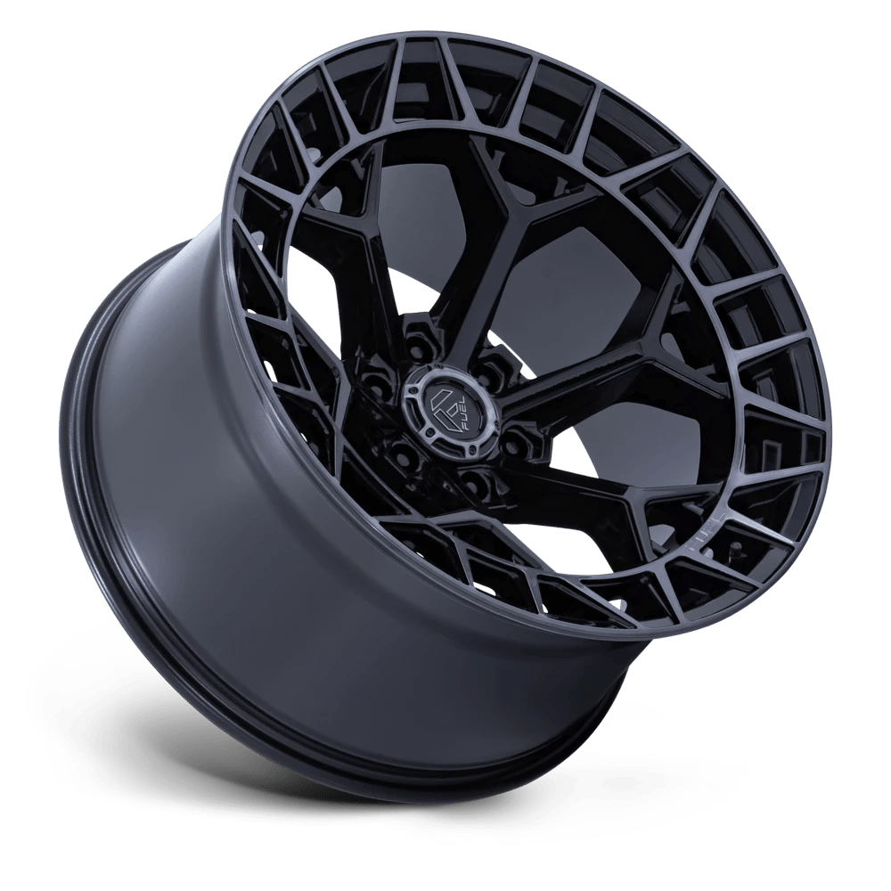 Fuel: wheel CHARGER 22X12 6X5.5 106 -44 GBLK BRS-DDT Black - Image 3