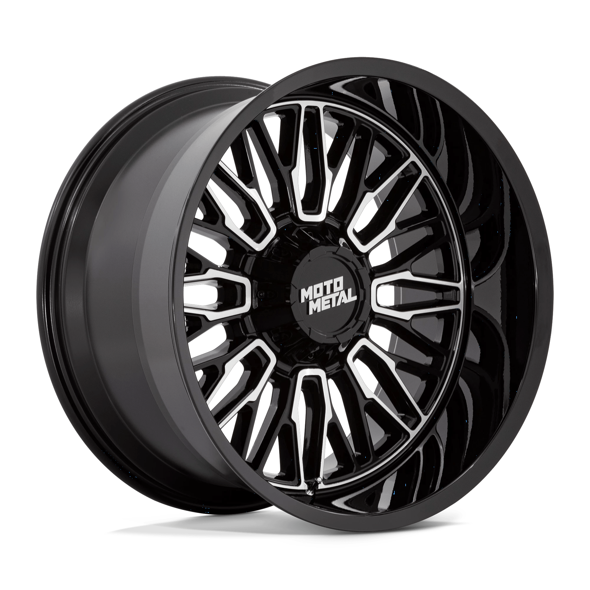Moto Metal: Felge STINGER 20X10 6X135/5.5 106 -18 GBLK-MCH Schwarz – Bild 2