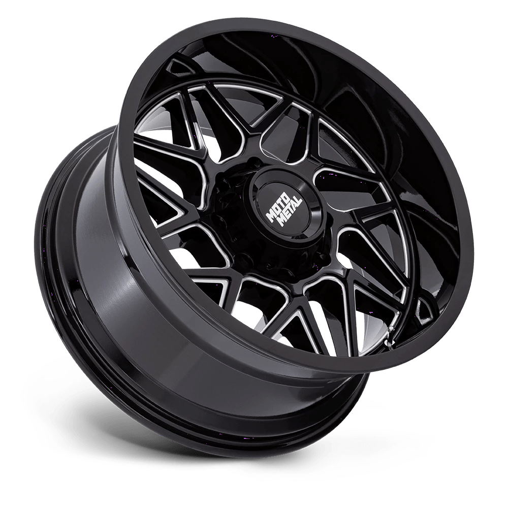Moto Metal: Felge TURBINE 20X10 8X170 125 -18 Schwarz – Bild 3