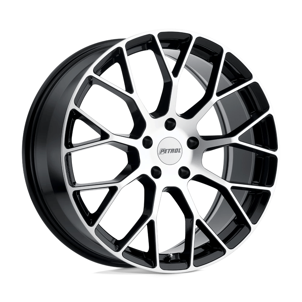 Petrol: cerchio P2B 16X7 5X4.5 72.1 +40 G-BLK-MACH Lavorato a macchina - immagine 2